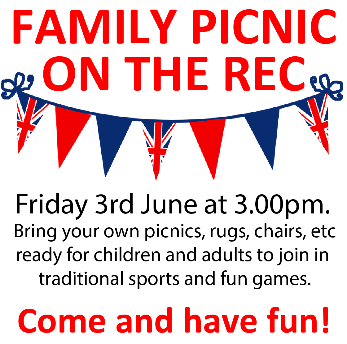 Picnic on the Rec Love Topsham