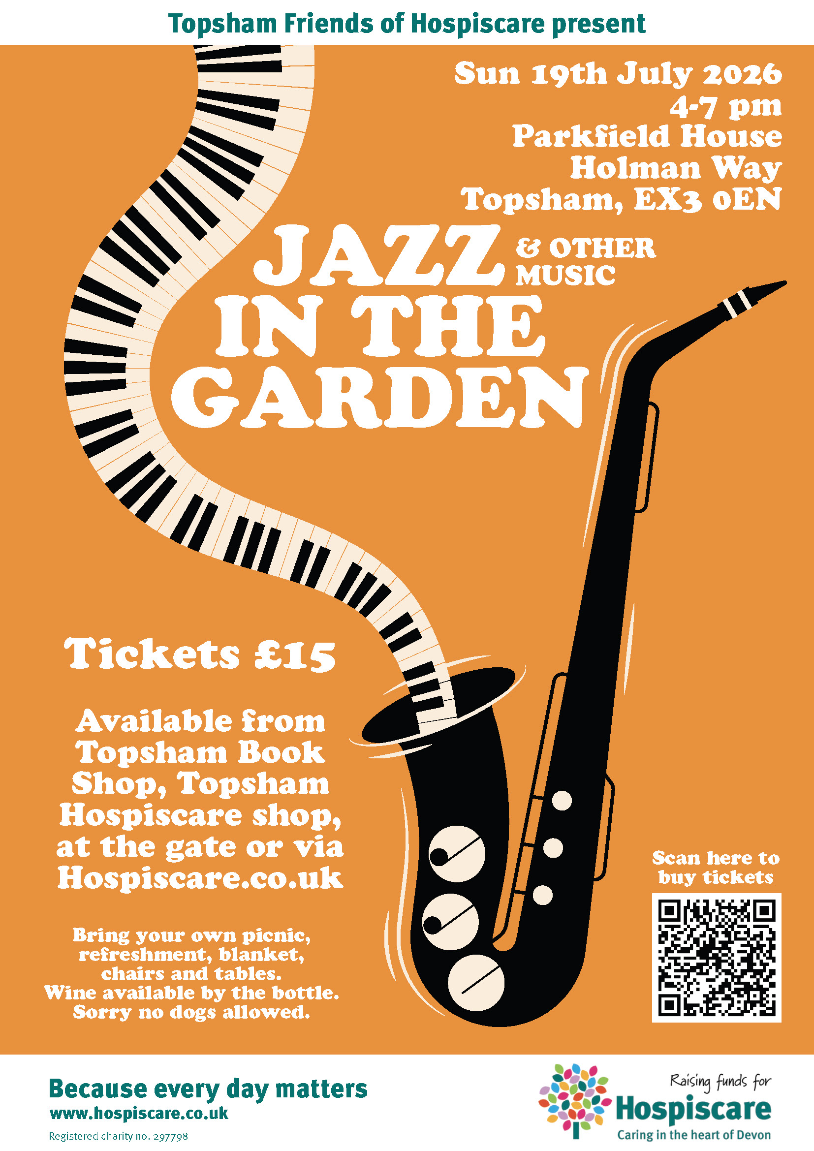 Hospiscare Jazz in the Garden poster