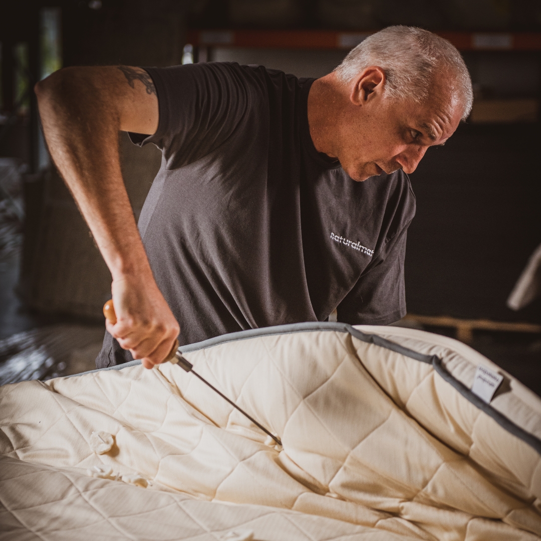 Naturalmat Topsham, making the materesses